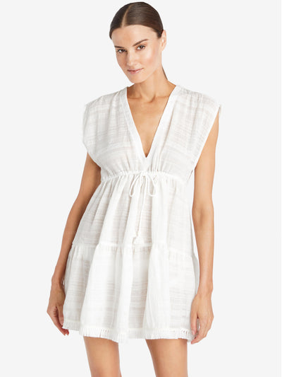 Robin Piccone: Natalie Founcy Dress (222021-WHT)