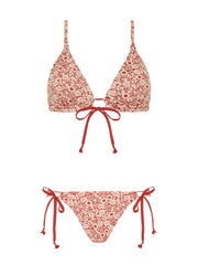 Robin Piccone: Aubrey Triangle-Aubrey Side Tie Bikini (220302-SI-220363-SI)