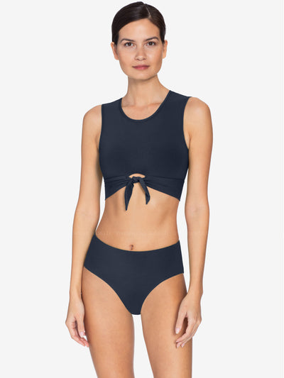 Robin Piccone: Ava Tank-Ava High Waist Bikini (221725-NAV-221769-NAV)