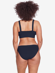 Robin Piccone: Ava Over Shoulder-Ava Twist Bikini (221701-NAV-221766-NAV)