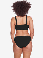 Robin Piccone: Ava Over Shoulder-Ava Twist Bikini (221701-BLK-221766-BLK)