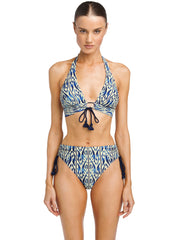 Robin Piccone: Aabra Halter-Aabra High Waist Bikini (225207-LAP-225267-LAP)