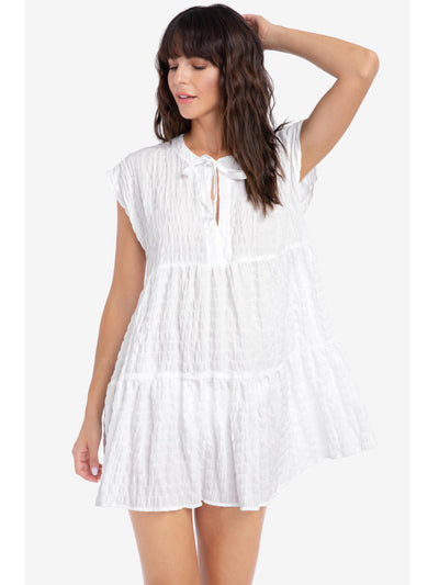 Robin Piccone: Fiona Tiered Dress (214023-WHT)