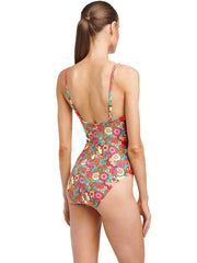 Robin Piccone: Bibi Side Cutout One Piece (225415-MULT)