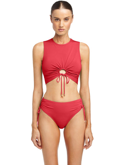 Robin Piccone: Aubrey Tank-Aubrey High Waist Bikini (221723-POP-221767-POP)