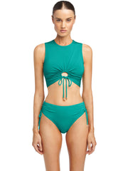 Robin Piccone: Aubrey Tank-Aubrey High Waist Bikini (221723-ICE-221767-ICE)