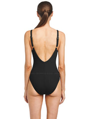 Robin Piccone: Amy V-Neck One Piece (220813-LCR)
