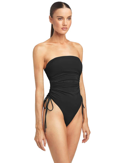 Robin Piccone: Aubrey Bandeau One Piece (221718-BLK)