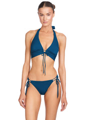 Robin Piccone: Aubrey Halter-Aubrey Side Tie Bikini (221703-PAC-231726-PAC)