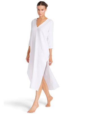 Robin Piccone: Emily V-Neck Tunic Dress (233327-WHT)