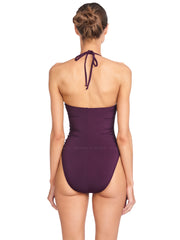 Robin Piccone: Aubrey Bandeau One Piece (221718-PLM)
