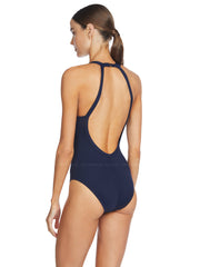 Robin Piccone: Amy One Piece High Neck (220814-NAVY)