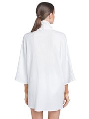 Robin Piccone: Bubble Gauze Caftan (222333-WHT)
