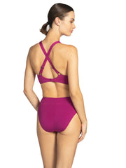 Robin Piccone: Ava X Back Halter-Ava High Waist Bikini (231707-ACA-221769-ACA)