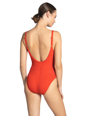 Robin Piccone: Amy One Piece V Neck (220813-MML)