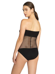 Robin Piccone: Pua Bandeau One Piece (231311-BLK)