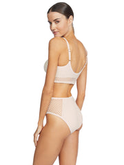 Robin Piccone: Pua Lingerie Cami-Pua Highwaist Bikini (231302-ECRU-231369-ECRU)