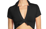 Ava T-Shirt With Collar-Ava High Waist Bikini ::RET