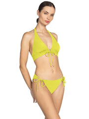 Robin Piccone: Aubrey Halter-Aubrey Side Tie Bikini (221703-HDW-221763-HDW)