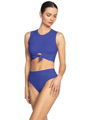 Robin Piccone: Ava Tank-Ava High Waist Bikini (221725-UBE-221769-UBE)