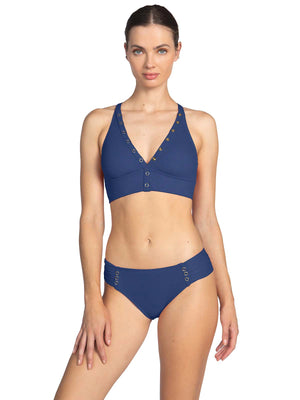 Robin Piccone: Amy Halter-Amy Tab Side Bikini (230805-BLB-230865-BLB)