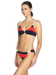 Robin Piccone: Babe Triangle-Babe Side Tie Bikini (242701-NVC-242763-NVC)