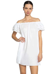 Robin Piccone: Summer Ruffle Dress (244525-WHT)