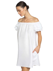 Robin Piccone: Summer Ruffle Dress (244525-WHT)