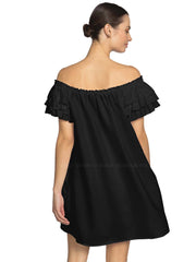 Robin Piccone: Summer Ruffle Dress (244525-BLK)