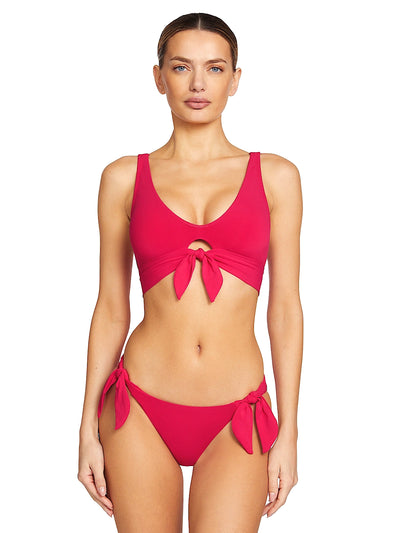 Robin Piccone: Ava Over Shoulder-Ava Side Tie Bikini (251701-ROS-251765-ROS)