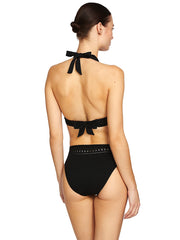 Robin Piccone: Isabelle Halter-Isabelle High Waist Bikini (255317-BLK-255369-BLK)