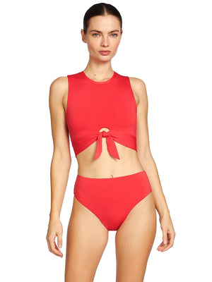 Robin Piccone: Ava Tank-Ava High Waist Bikini (251725-SND-221769-SND)