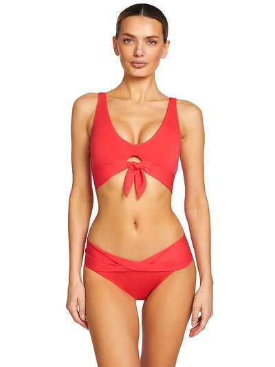Robin Piccone: Ava Over Shoulder-Ava Twist Bikini (251701-SND-221766-SND)
