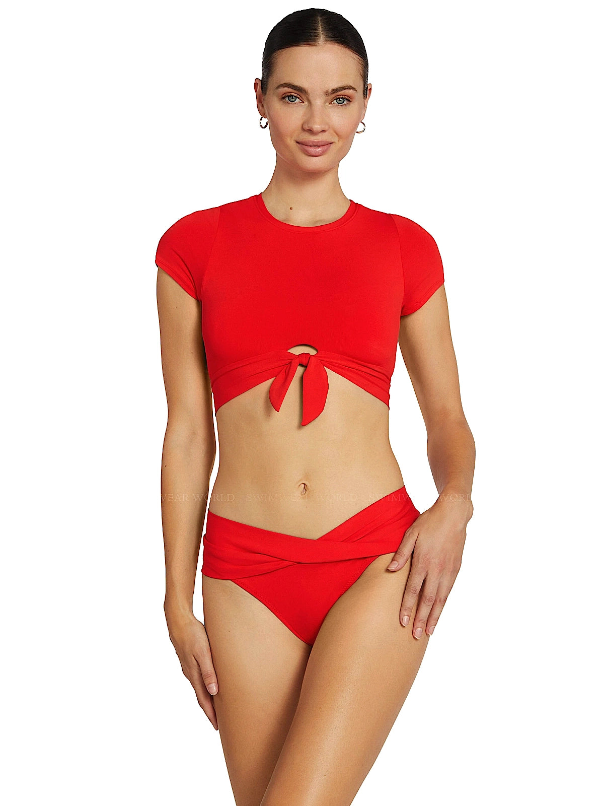 Robin Piccone: Ava T-Shirt-Ava Twist Bikini