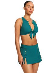Robin Piccone: Amy Tank Bra-Amy Pull Over Skirt (250807-CRL-260860-CRL)