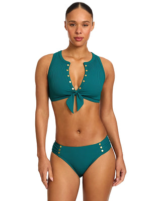 Robin Piccone: Amy Tank Bra-Amy Tab Side Bikini (250807-CRL-230865-CRL)