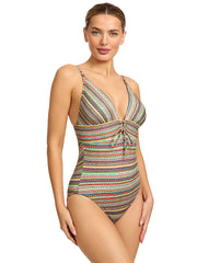 Robin Piccone: Willow Keyhole One-Piece (260913-RML)