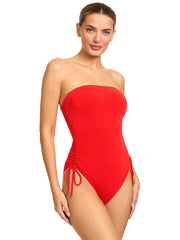 Robin Piccone: Aubrey Bandeau One-Piece (221718-FIR)