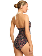 Robin Piccone: Maggy Bandeau One-Piece (260411-MUL)
