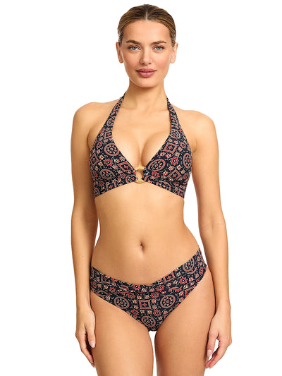 Robin Piccone: Maggy Halter-Maggy Twist Bikini (260405-MUL-260466-MUL)