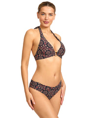 Robin Piccone: Maggy Halter-Maggy Twist Bikini (260405-MUL-260466-MUL)