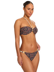 Robin Piccone: Maggy Bandeau Bra-Maggy Ring Side Bikini (260408-MUL-260463-MUL)