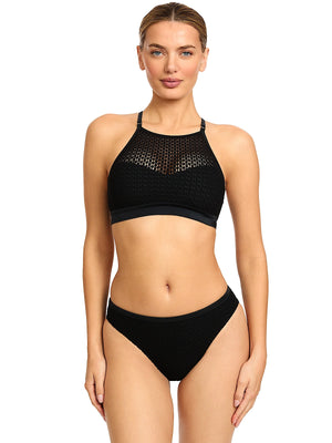 Robin Piccone: Charlotte Tank-Charlotte Hipster Bikini (260307-BLK-260364-BLK)