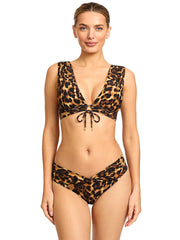 Robin Piccone: Olivia V Plunge-Olivia Twist Bikini (260706-MUL-260766-MUL)
