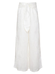 Encantadore: Alma Ivory Linen Pants (17061)