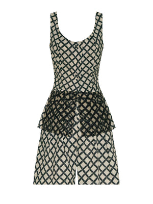 Encantadore: Federica Vest-Fede Shorts (2131-7-2132-7)