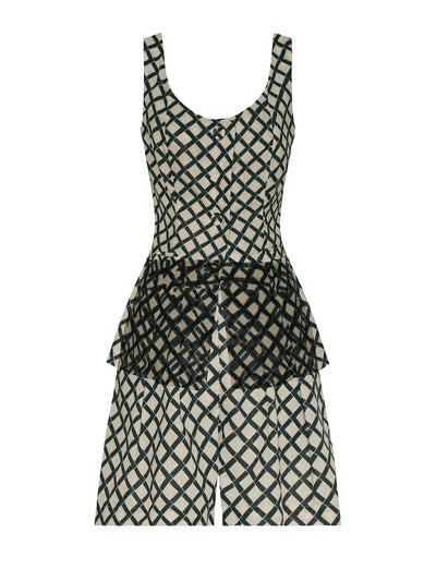 Encantadore: Federica Vest-Fede Shorts (2131-7-2132-7)