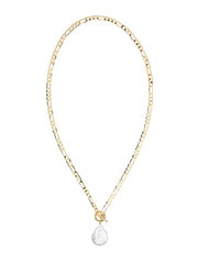 Shashi: Maverick Pearl Necklace (MAVERICKPEARLNECKLACE-GOLD)
