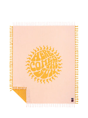Slowtide: Here Comes The Sun Throw Blanket (ST636)