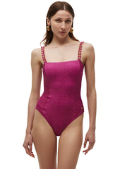 Anais Margaux: Patrice Rib Glitter One-Piece (PATRPNK)